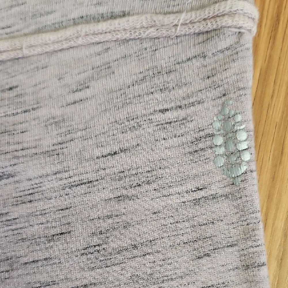 Free People Movement Kyoto Leggings Pink / Gray Large LIKE NEW! - Picture 2 of 6